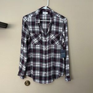 NWT LUCKY BRAND Western Plaid Shirt